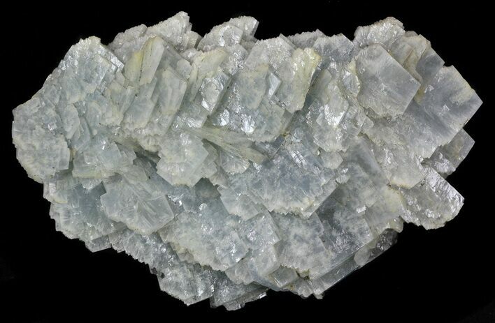 Tabular, Blue Barite Crystal Cluster - Morocco #57161